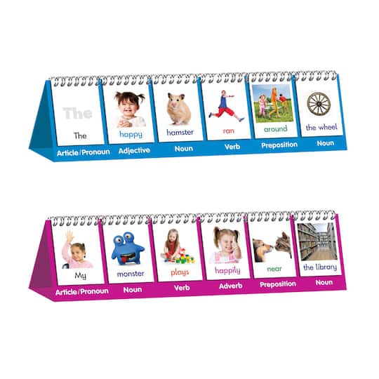 Junior Learning&#xAE; Double-Sided Parts of Speech Flips, 2ct.